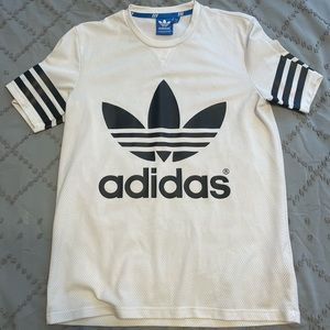 Adidas White jersey top